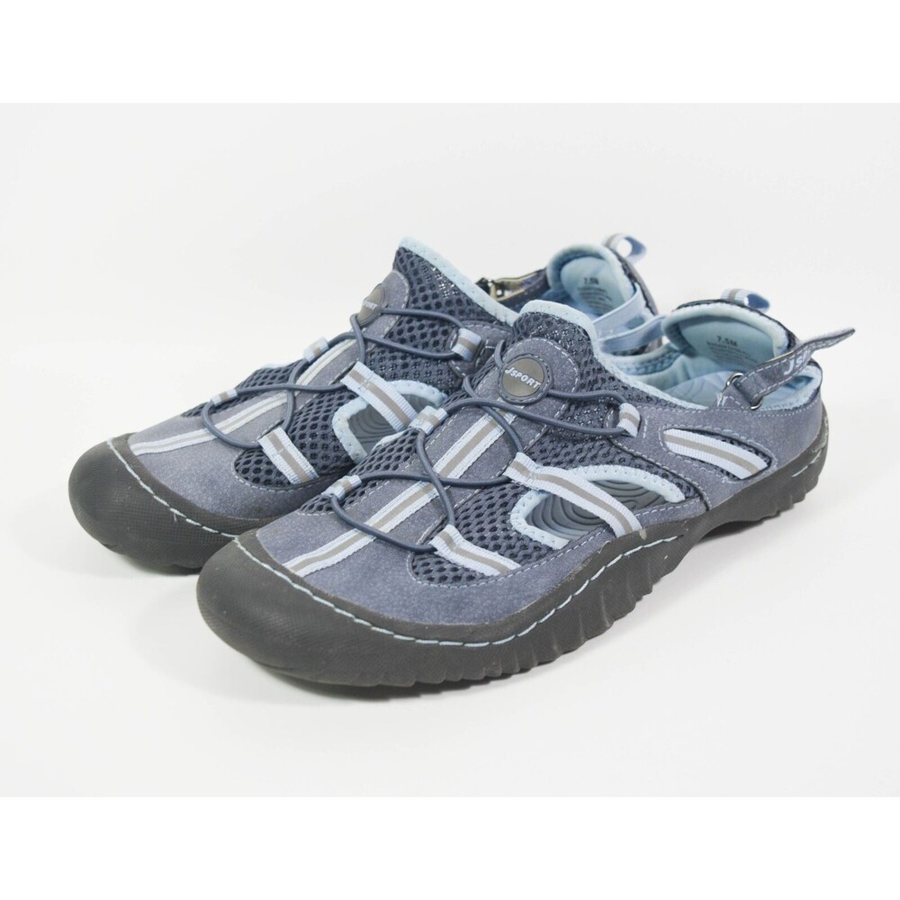 J Sport Jambu Bleeker Blue Pull On Fisherman Hiking Walking Sandals Sz 7.5M - Picture 3 of 7